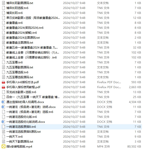 张老师指标公式合集