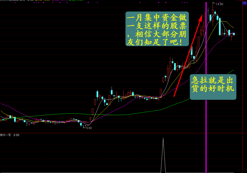 金钻神舟一号(黑马闪电)选股,副图,预警一体指标 金钻神舟一号(黑马闪电)选股,副图,预警一体指标
