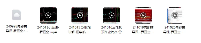 2024年中广云罗兴文资金定乾坤引航系统课直播课指标视频课程带小班课解密MP4格式