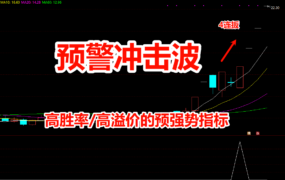 买进就4连扳的《预警冲击波》高胜率/高溢价率预警指标