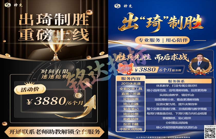 神光刘琦最新课程【出琦制胜特训营】众筹 中……