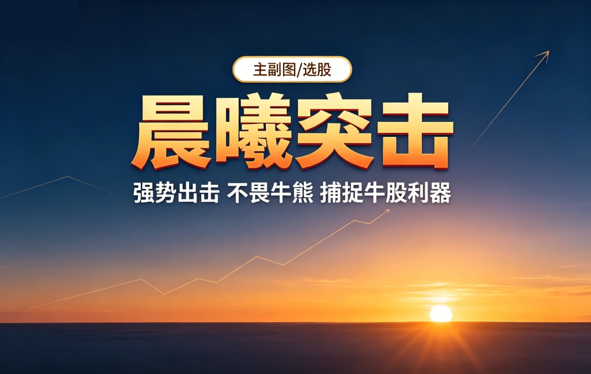 【晨曦突击】主副图/选股 强势出击,不畏牛熊,捕捉牛股利器