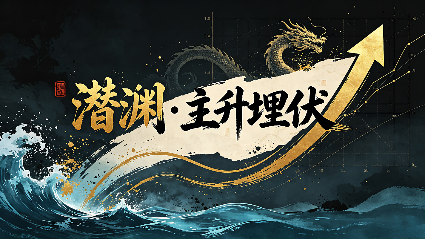 潜渊 · 主升埋伏 PRO 交易系统,三重底部共振 + 五道过滤 + 完整交易链,中线波段低吸埋伏神器【主图|副图|选股】