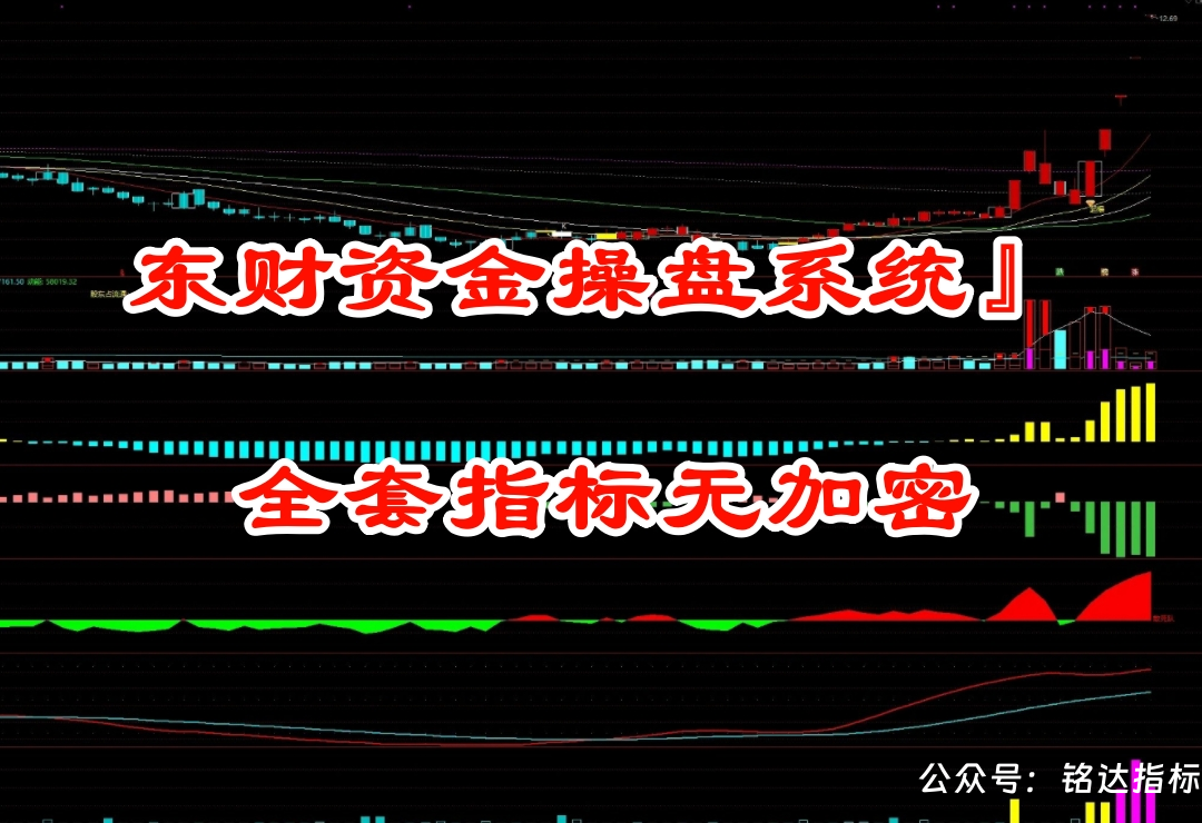 最近抖平台火热『东财资金操盘系统』全套指标没加密，主力不买我不买，跟随主力脱离韭菜