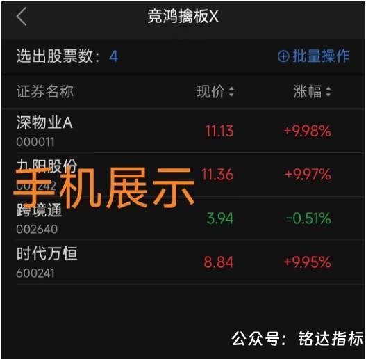 【竞鸿擒板】竞价排序选股 快速从全市场筛选当日冲高潜力标的,信号结果全天不变电脑手机端能使用 【竞鸿擒板】竞价排序选股 快速从全市场筛选当日冲高潜力标的,信号结果全天不变电脑手机端能使用