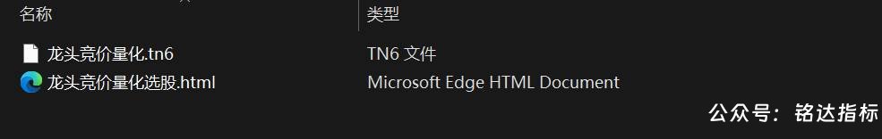 通达信专做龙头股的＂龙头竞价量化选股＂插件(HTML)+选股公式(TN6源码)