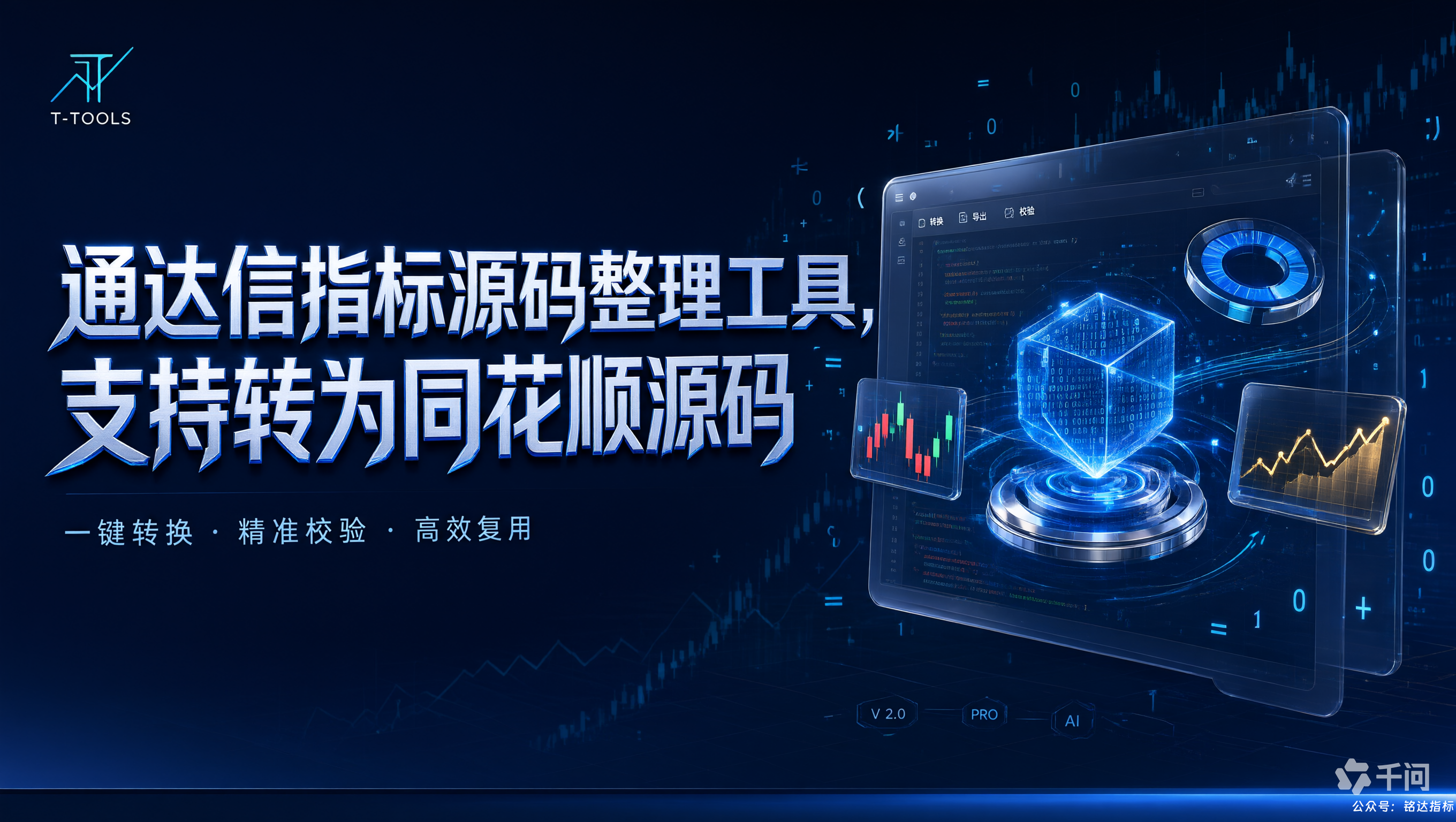 通达信指标源码整理工具还能转为同花顺源码